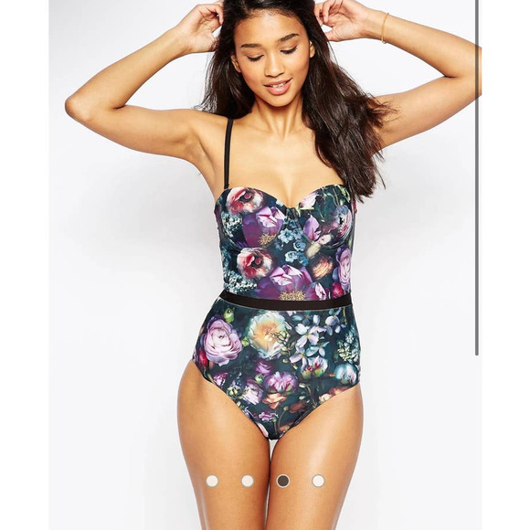 Ted Baker Other - Ted Baker shadow floral swimsuit one piece